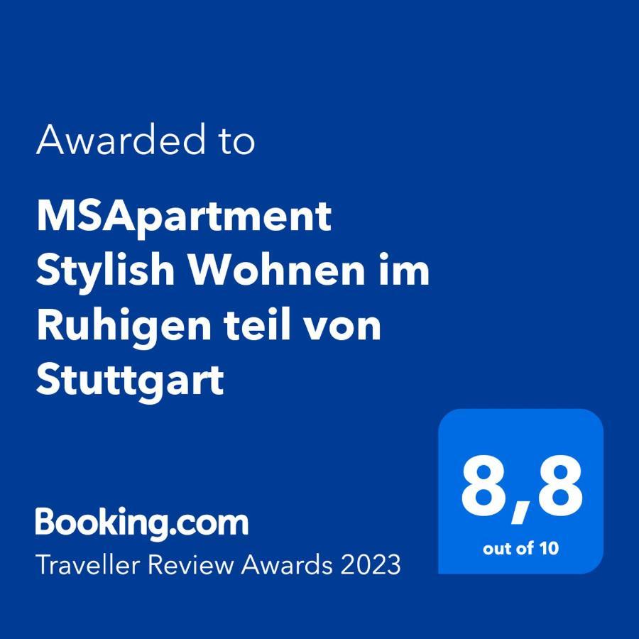 Msapartment Stylish Wohnen In Stuttgart Exteriör bild